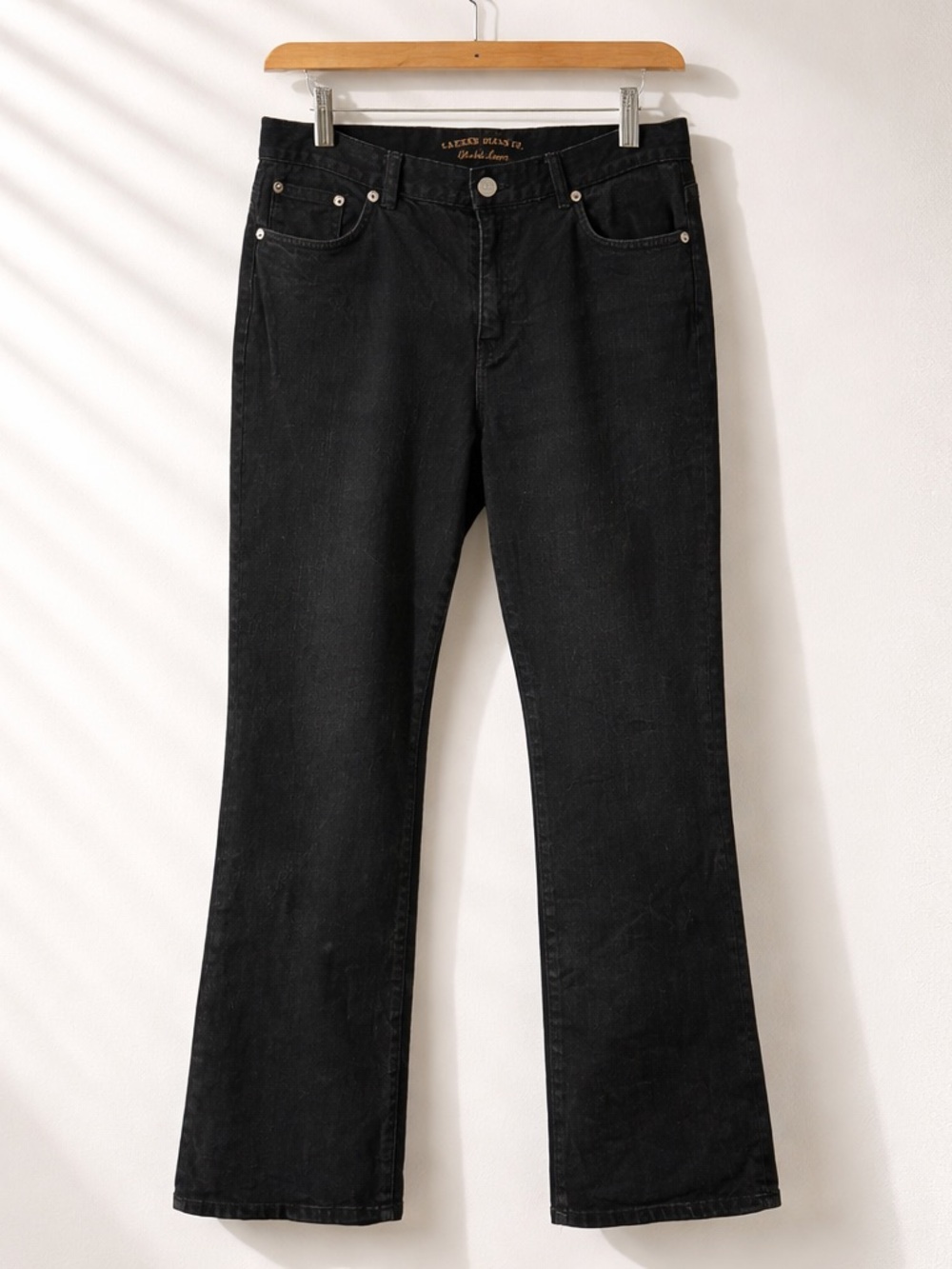 Lauren Ralph Lauren‎ Black Bootcut Jeans 10 Classic Y2K Heritage Basic Luxury